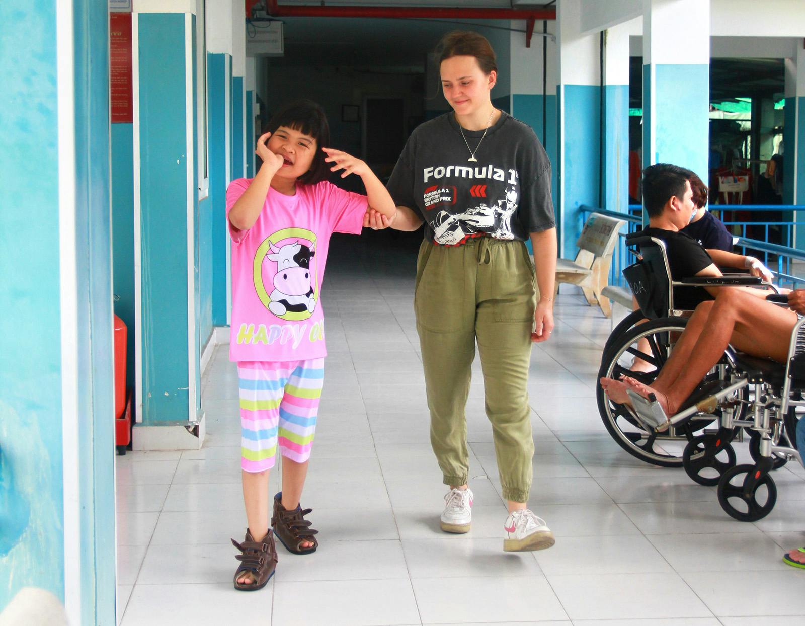 IVHQ volunteer on the Special Needs Care project in Vietnam