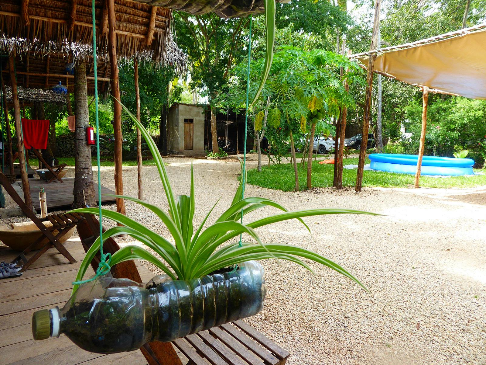 IVHQ Rainforest & Coastal Conservation project Jozani Camp volunteer recreational area in Zanzibar