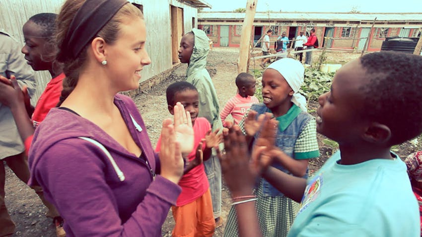 Charity work abroad in Kenya