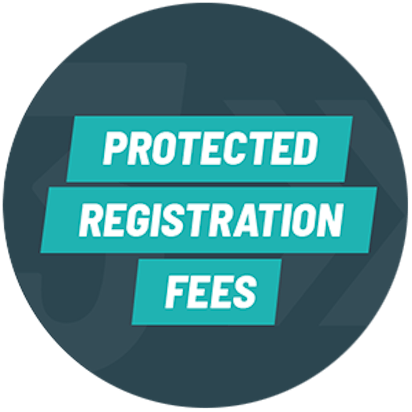 Protected registration fees.