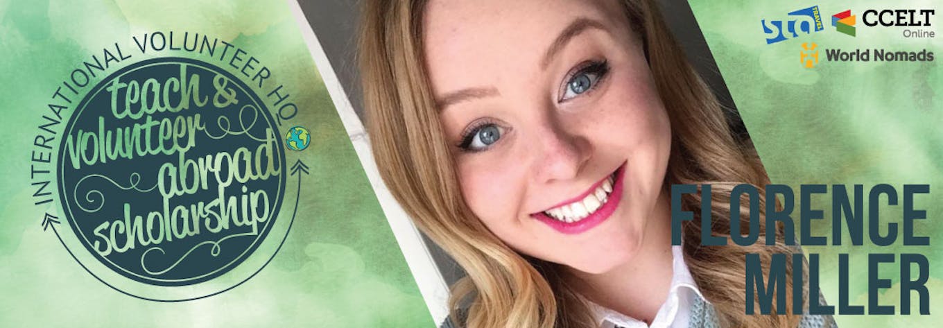 2016 Teach & Volunteer Abroad Scholarship Finalist Header - Florence Miller