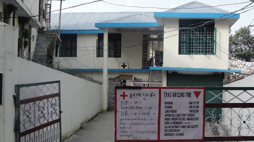 A Tibetan Primary Health Clinic which IVHQ supported with a Booster Grant