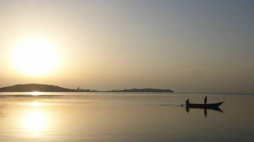 Lake Victoria in Uganda