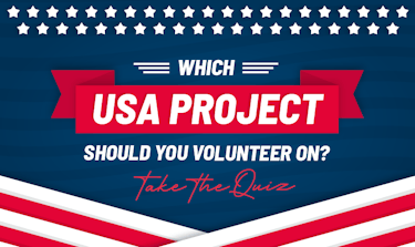 Which USA project should you volunteer on QUIZ?