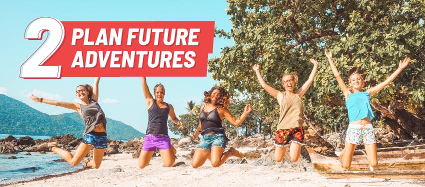 Rewarding lockdown activity suggestions IVHQ - Plan future adventures