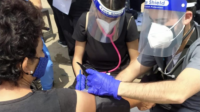 Making an imapct on the Medical Outreach volunteering project in Peru - Lima.