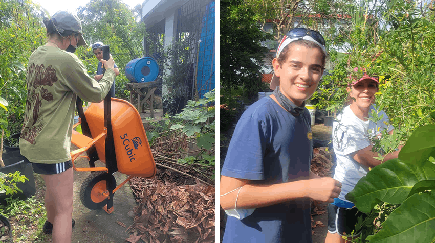 Making an imapct volunteering in Puerto Rico.