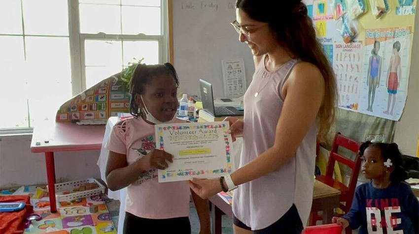 Making an imapct on the Teaching English & School Support volunteering project in Jamaica.