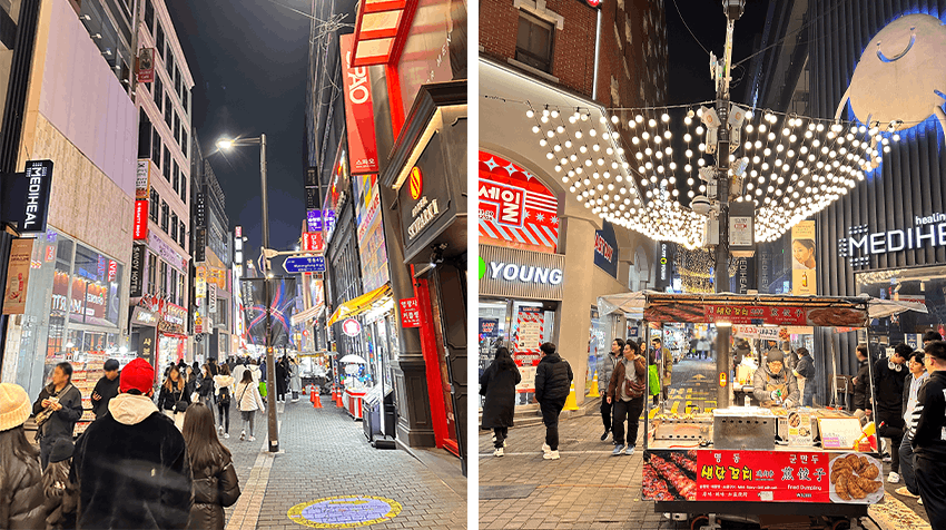 Visit Myeongdong while volunteering with IVHQ.