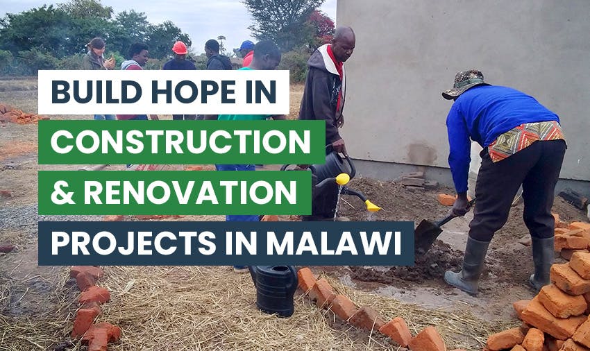 Building Hope, Brick by Brick: Volunteer for Construction and Renovation in Malawi with IVHQ.