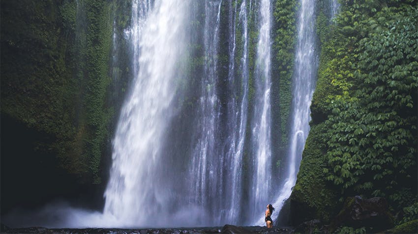 See Sendang Gile Waterfall in Lombok While Volunteering Abroad - IVHQ.