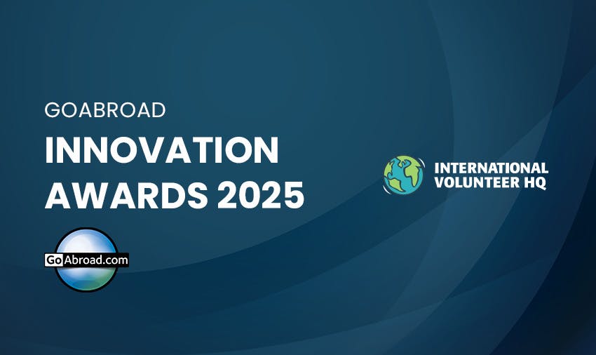 GoAbroad Innovation Awards 2025 International Volunteer HQ.