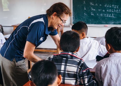 Senior Volunteering Abroad with IVHQ.