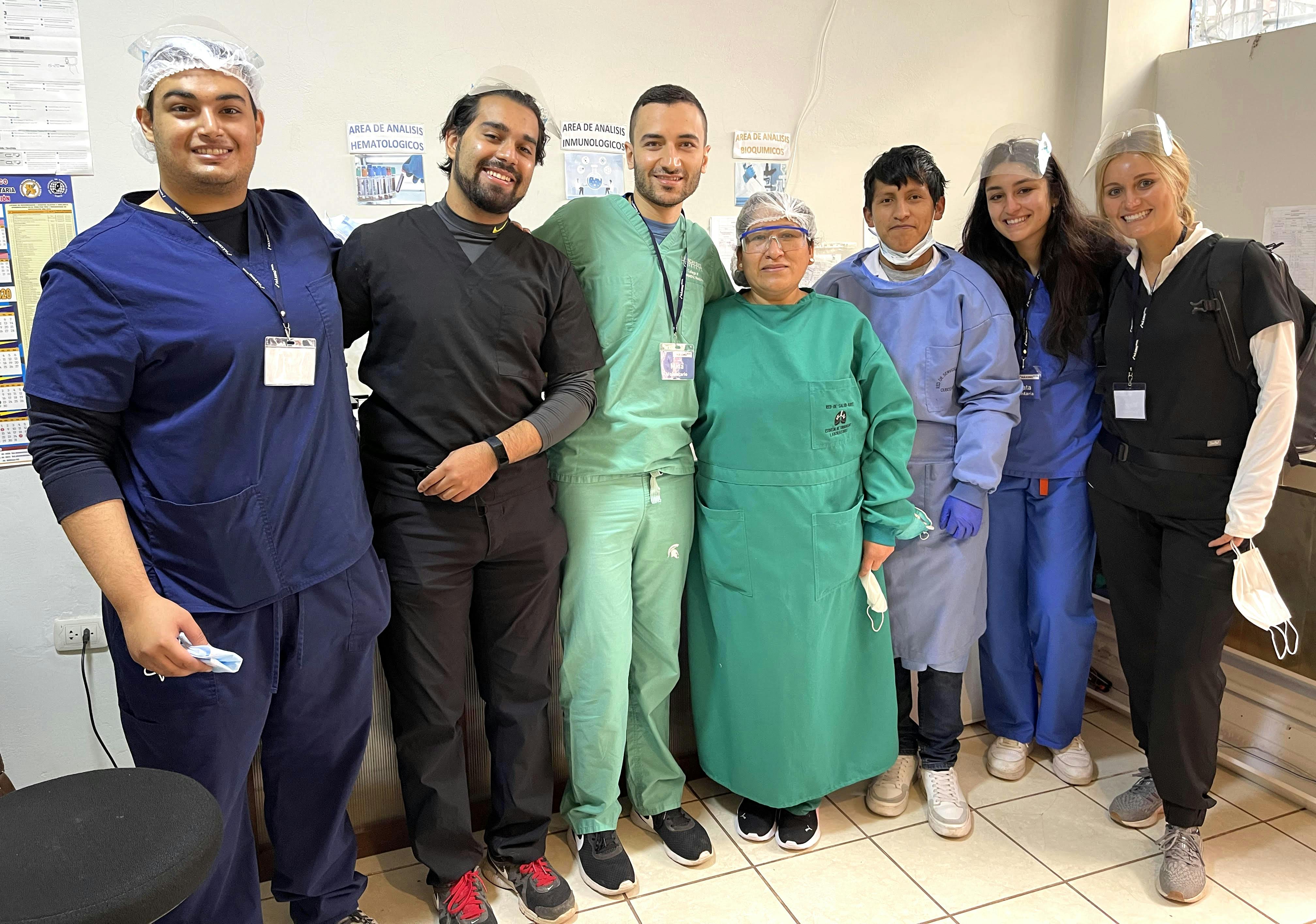 Diversity of IVHQ volunteers menu.