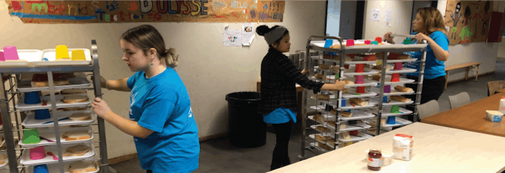Volunteer on the Food Outreach project with IVHQ in Belgium
