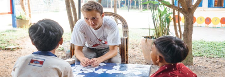 Volunteer on the Teaching English project in Cambodia with IVHQ