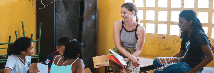 Volunteer on the Teaching English project with IVHQ in Cartagena Colombia