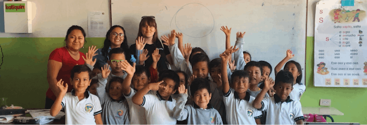 Volunteer on the Teaching English project with IVHQ in Santa Elena Ecuador