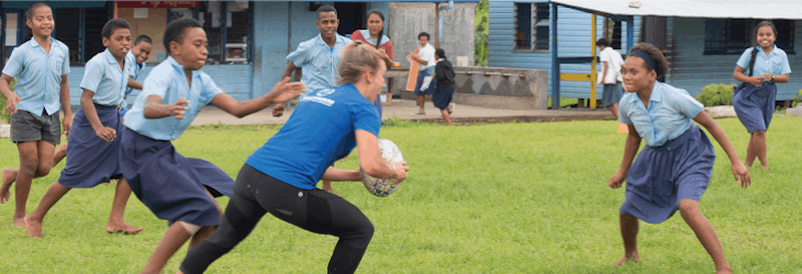 Volunteer on the Sports Education project in Fiji with IVHQ