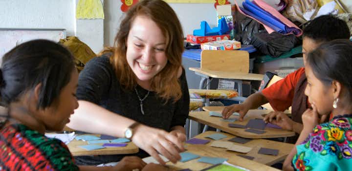 Volunteer on the Teaching English project with IVHQ in Guatemala