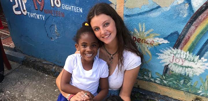 Volunteer on the Childcare project with IVHQ in Jamaica
