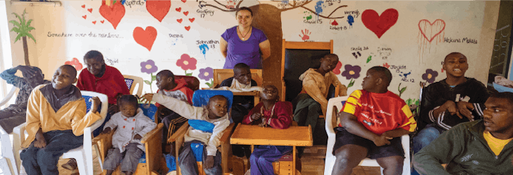 Volunteer on the Special Needs Care project with IVHQ in Kenya