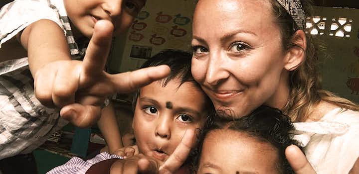 Volunteer on the Childcare project in Pokhara, Nepal with IVHQ