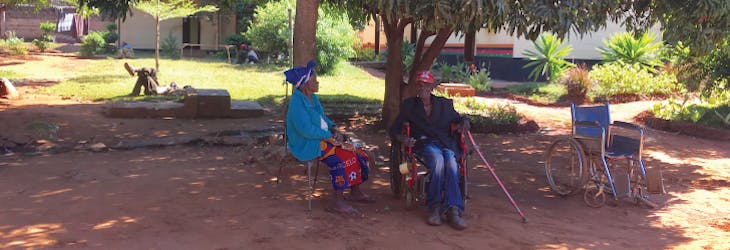 Volunteer on the Elderly Care project in Zambia with IVHQ