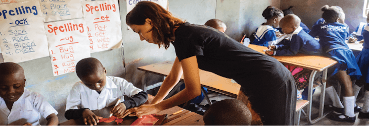 Volunteer on the Rural Teaching project with IVHQ in Zambia