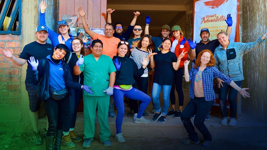 Volunteering abroad on a group medical campaign in Latin America with IVHQ.